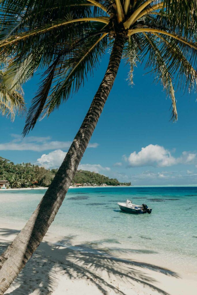 Picture of Matira beach in Bora Bora