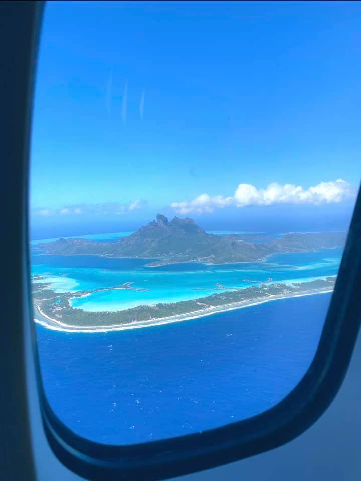 Bora Bora - Plane view