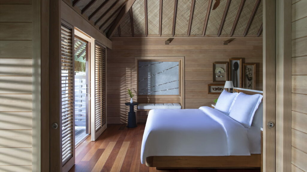 Bedroom at the Four Seasons Bora Bora