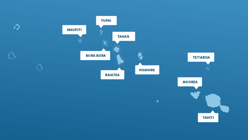 Society island map