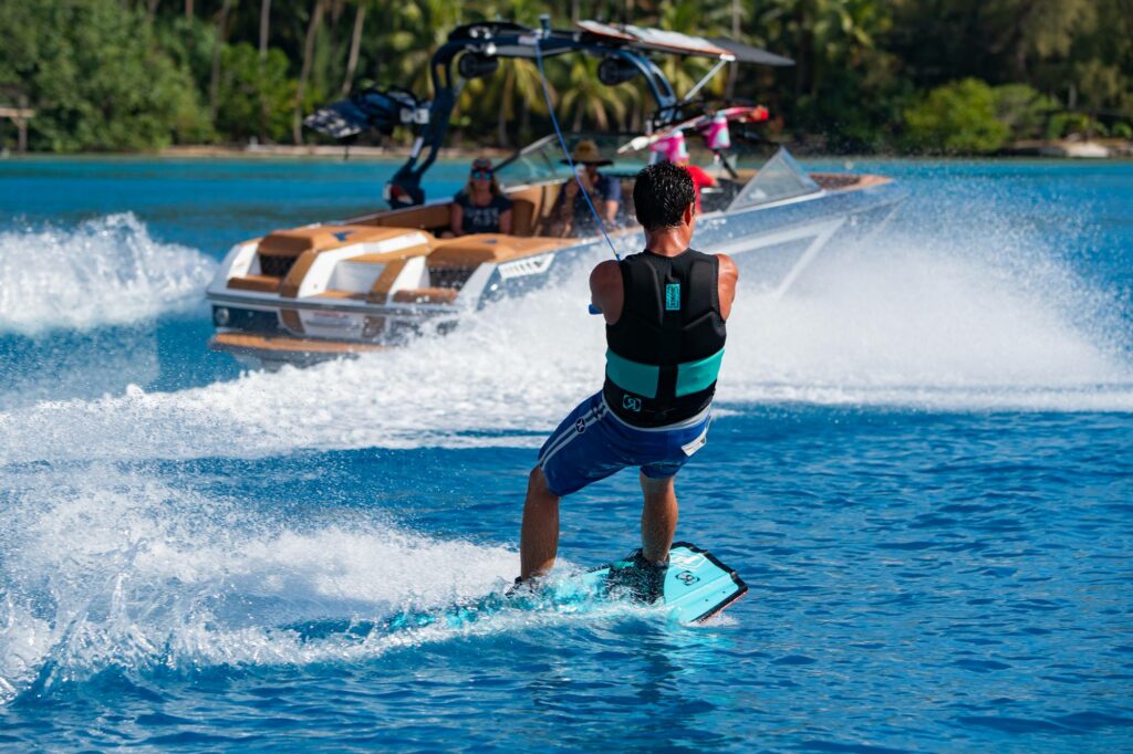 Wakeboarding in Bora Bora