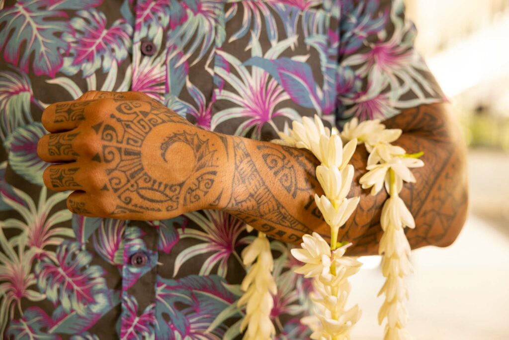Tahitian tattoo on hand