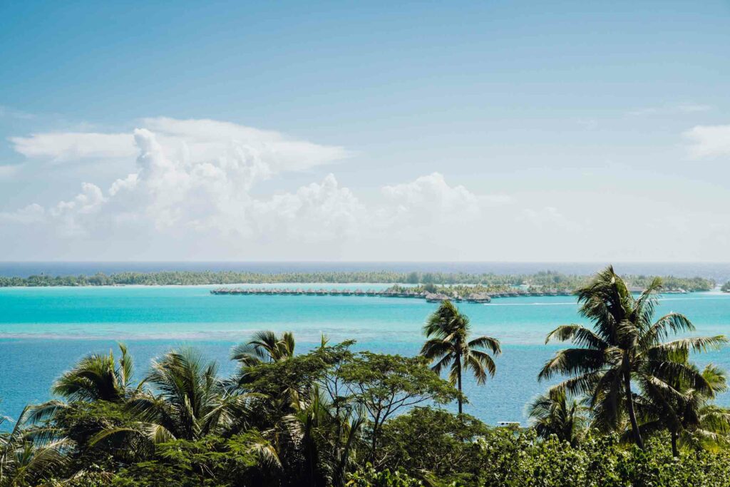 Views from a viewpoint in Bora Bora