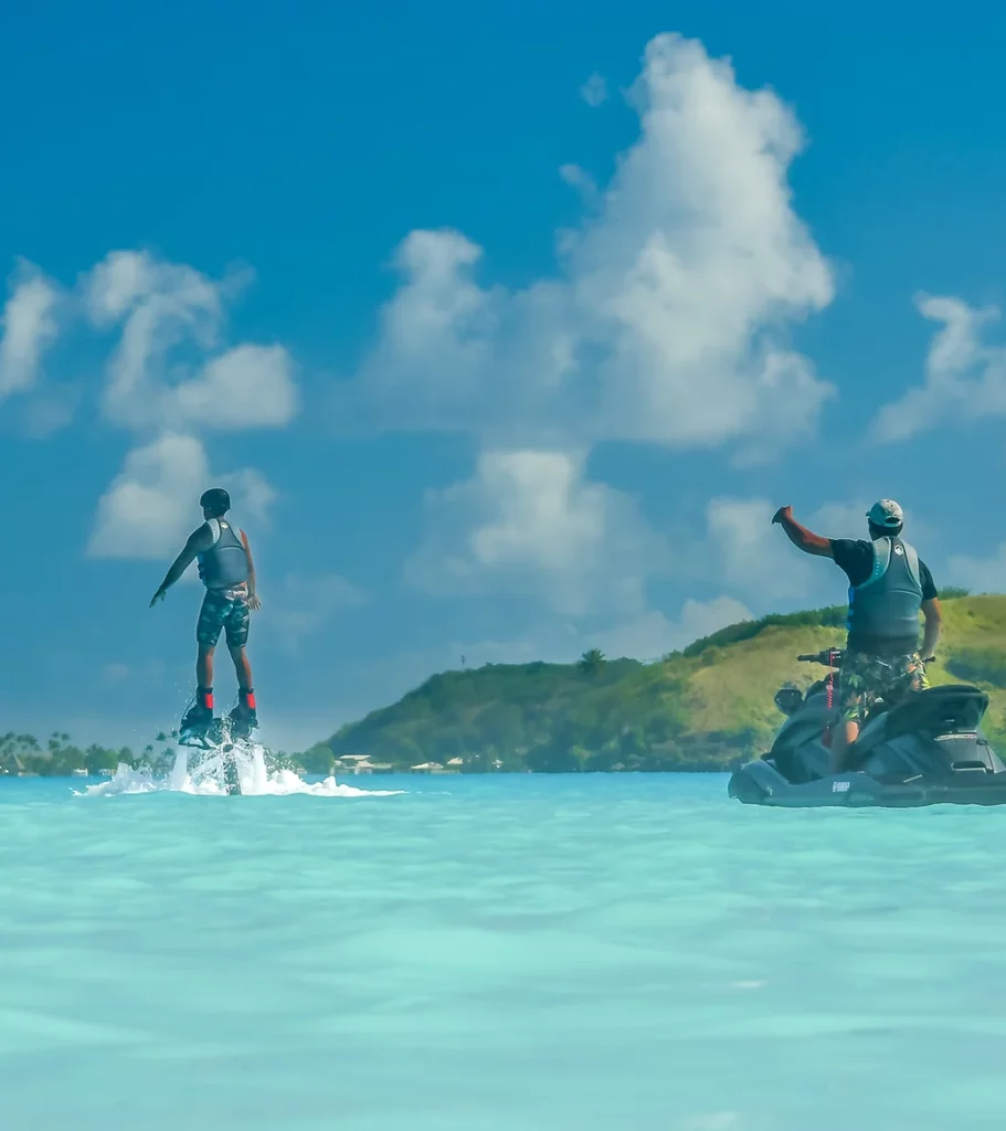 Flyboarding in Bora Bora