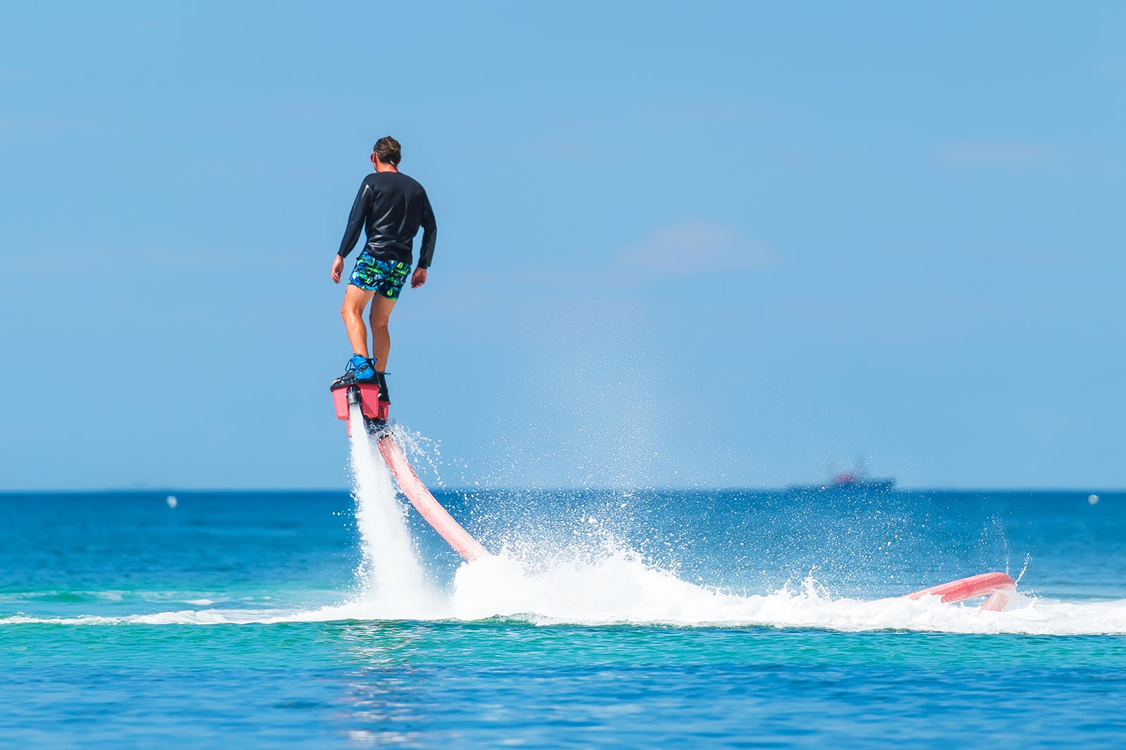 flyboarding in bora bora