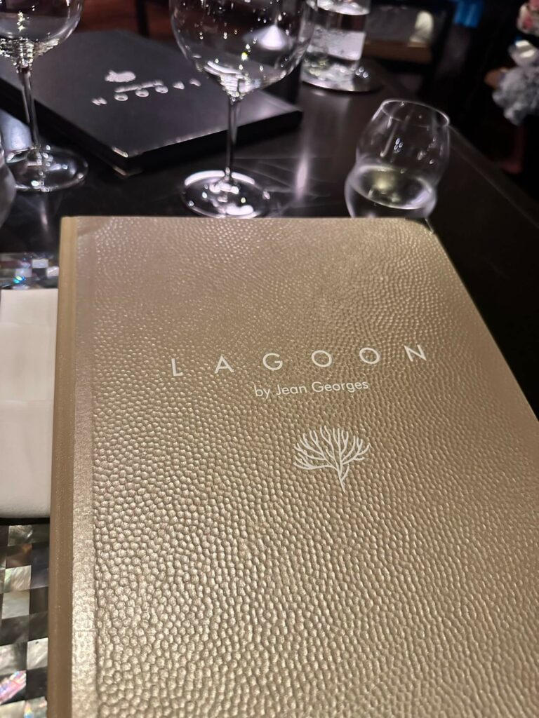 The dining room of Lagoon by Jean-Georges