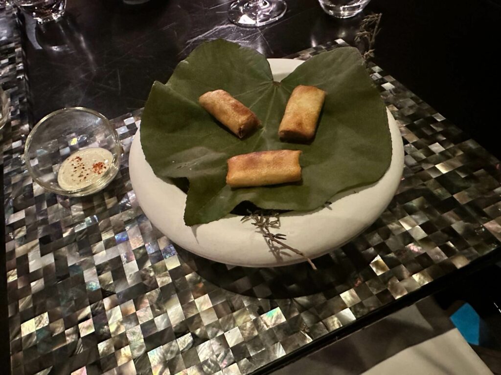 Second lamb serving at Lagoon by Jean-Georges