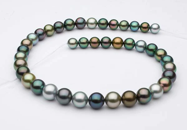 tahiti pearl necklace different colors