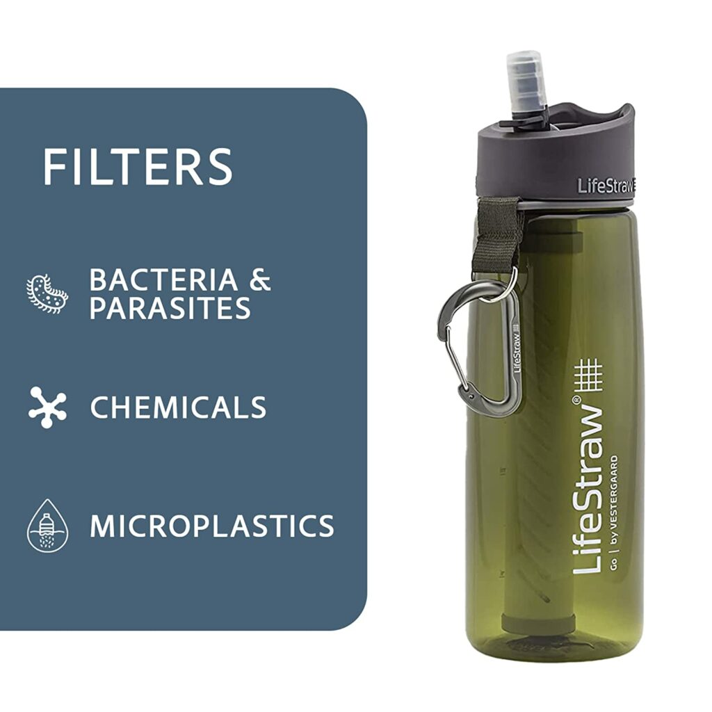 Lifestraw water bottle with filter