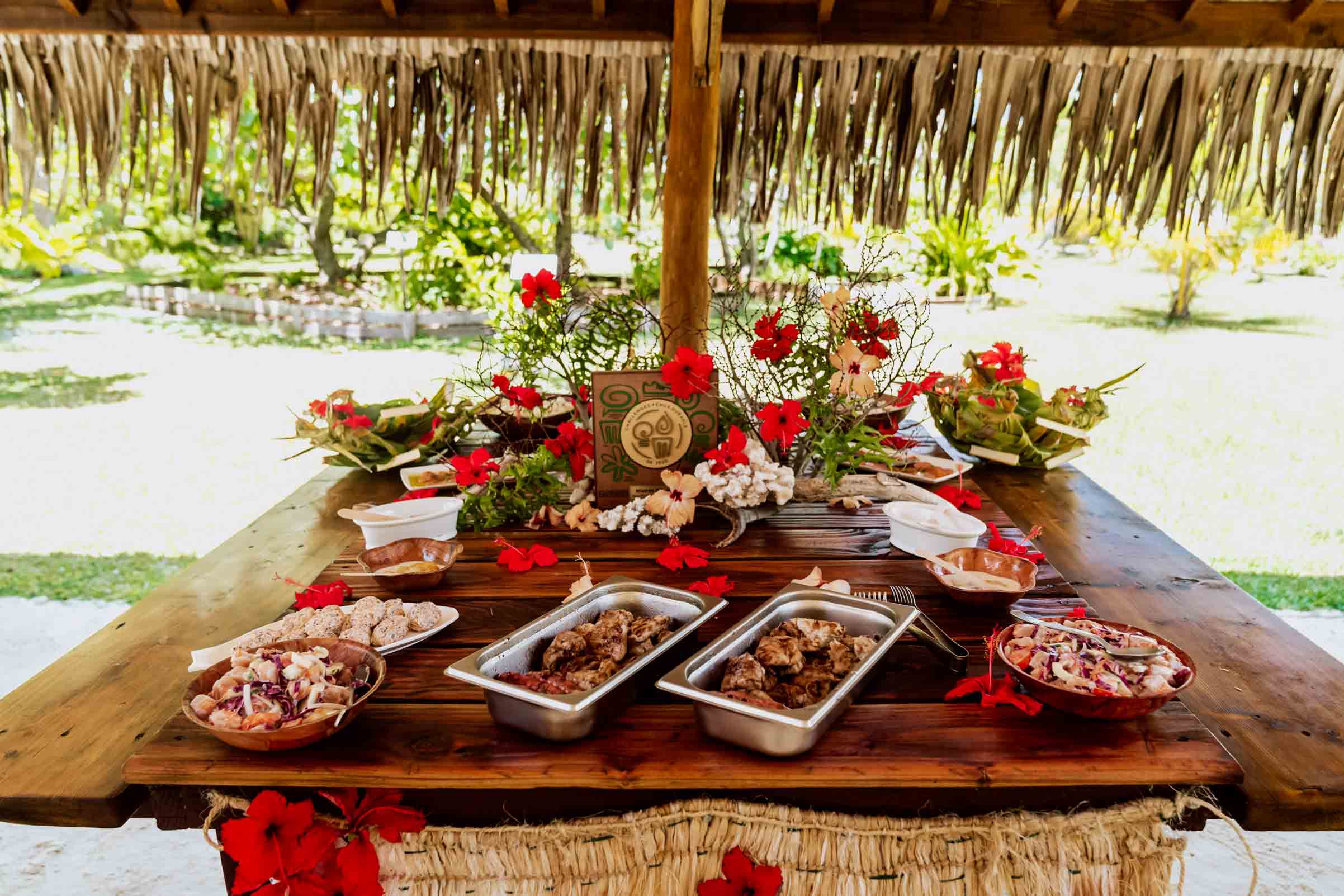 Polynesia buffet