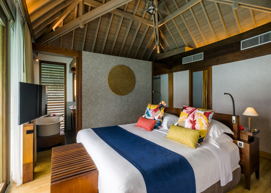 Bedroom - Overwater Pool Villas with Lagoon View -  Intercontinental Thalasso Spa Bora Bora
