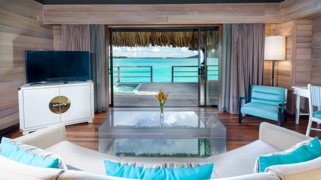 Living Room - Overwater Premier Otemanu - St Regis Bora Bora