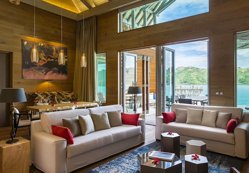 Living Room - Teremoana Pool Villas -Intercontinental Thalasso Bora Bora