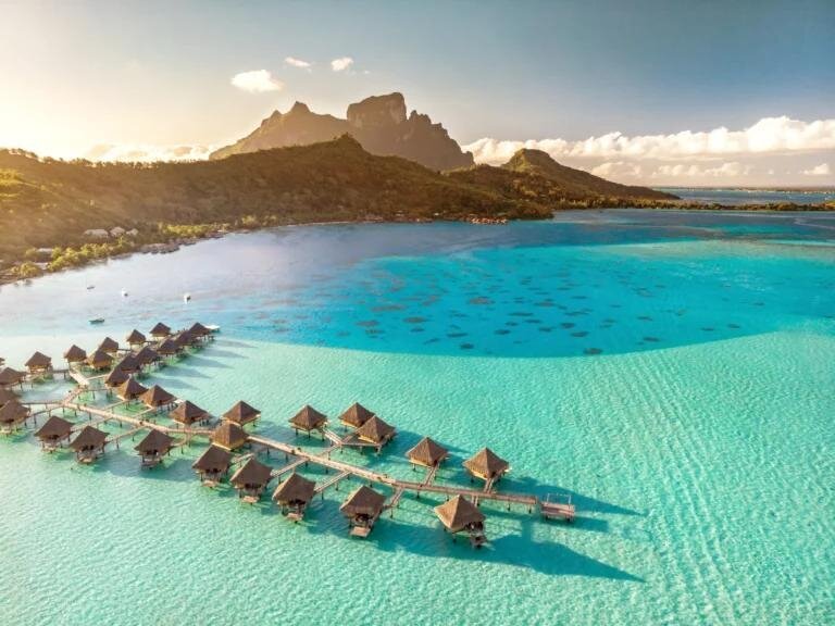 Intercontinental Le Moana from the sky